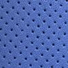 Blue Perforated Leather