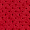 Red Perforated Leather